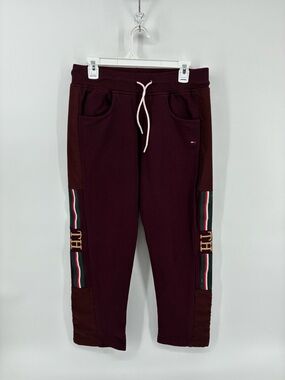 Tommy Hilfiger Burgundy Logo Sweatpants